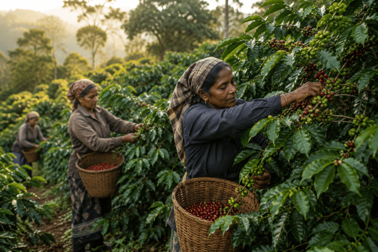 Wayanad Coffee Harvest Workers